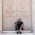 Ovie Soko Instagram - Looking at the matrix from the courtyard, from the outside looking in. Not ever trying to be different, I just am ❤️🖤🙏🏿