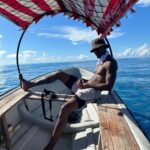 Ovie Soko Instagram - Not up to much, just sailing through life ☀️ 🌹