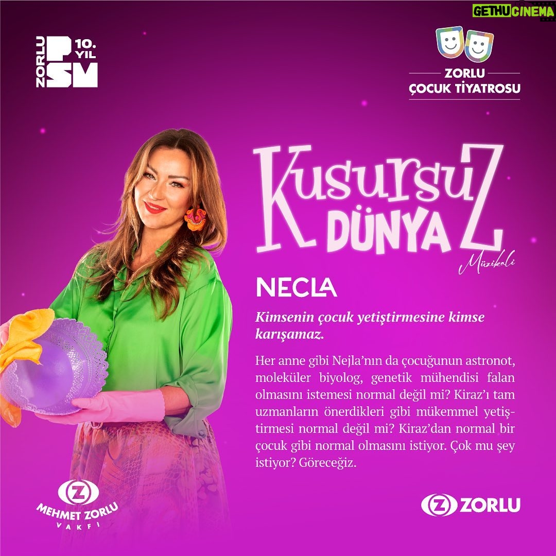 Pınar Altuğ Instagram - 2-15-16-17-19-23 Nisan’da Kusursuz Dünya Müzikali’ne davetlisin! Zorlu Çocuk Tiyatrosu, Kiraz’ın masallarla dolu macerasıyla Kusursuz Dünya Müzikali ile sezon boyunca Turkcell Platinum Sahnesi’nde. Biletler Passo’da! KÜNYE OYUN YAZARI: Özlem Saraç Özcan YÖNETMEN: Gaye Cankaya YARDIMCI YÖNETMEN: Zeynep Sevi Yılmaz MÜZİK: Cem Kahraman/ Efkan Develi DEKOR TASARIM: Efter Tunç KOSTÜM TASARIM: Nalan Türkoğlu IŞIK TASARIM: Yakup Çartık KOREOGRAF: Taner Güngör DRAMATURG: Yarkın Ünsal MÜZİK KOORDİNASYON: Çise Damla Develi YAPIM KOORDİNASYON: Çise Damla Develi TEKNİK EKİP: İlhan Demir, Ali Deveci, Tugay Boz, Burak Temel #OnlarıÇokSeviyoruz @tiyatrogc @cankayagaye @zeynepsevi @ozlemledoyasiyayasamak @pinaraltug_atacan #işbirliği Zorlu Performans Sanatları Merkezi