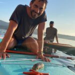 Paco León Instagram - Un sitio espectacular con un equipazo espectacular. Gracias por estas 48h @thebeachcavesibiza @sixsenses.ibiza. Aclaración, la estrella estuvo 3 segundos fuera del agua. Quien hizo la foto, las conoce bien. Pero es verdad que hay que tener mucho cuidado con ellas. Es un mal ejemplo, lo reconozco. 😞 Ibiza, Spain