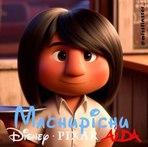 Paco León Instagram - Los personajes de AÍDA imaginados por @missfinster_  en película de Disney - Pixar.