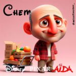 Paco León Instagram - Los personajes de AÍDA imaginados por @missfinster_ en película de Disney - Pixar.