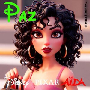 Paco León Instagram - Los personajes de AÍDA imaginados por @missfinster_  en película de Disney - Pixar.