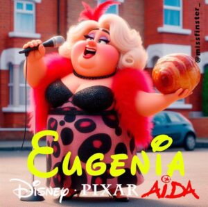 Paco León Instagram - Los personajes de AÍDA imaginados por @missfinster_ en película de Disney - Pixar.