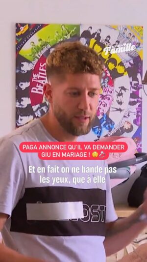 Paga Instagram - "Je vais demander en mariage tout à l’heure @giuseppacrl" 🥰 
Quand @paga_lmsa prépare sa demande en compagnie de ses proches 😍 
 
📺 "C’est la famille", du lundi au vendredi à 20:05 & déjà disponible sur @6play avec l’option 6play max #CLF
