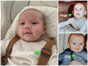 Paga Instagram - Alors ? 💚😜 dites nous en commentaire à qui Giorgia ressemble le plus ? Son papa ou sa maman 🥰💚