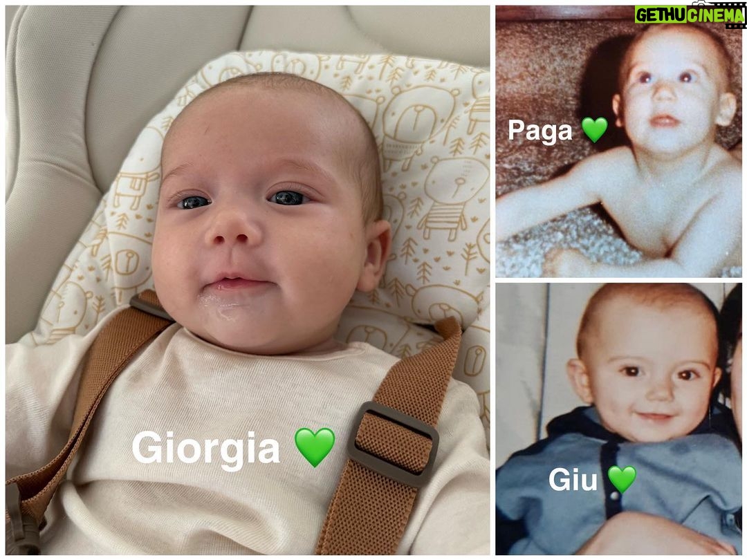 Paga - 91.1K Likes - Alors ? 💚😜 dites nous en commentaire à qui Giorgia ressemble le plus ? Son papa ou sa maman 🥰💚