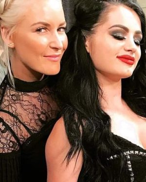 Saraya-Jade Bevis Instagram - Happy birthday to one of my fave humans on the planet. Through working at the ‘E I got to find one of my very best friends. The Garth to my wayne. The blondie to my Joan Jett. The prawn cocktail to my whiskey and splash of coke. I’m very fortunate to have you as my friend. WE NEED OUR OWN SHOW DAMMIT. love you @reneepaquette you old bish. Now everyone enjoy my slide show of us two throughout the years 💕