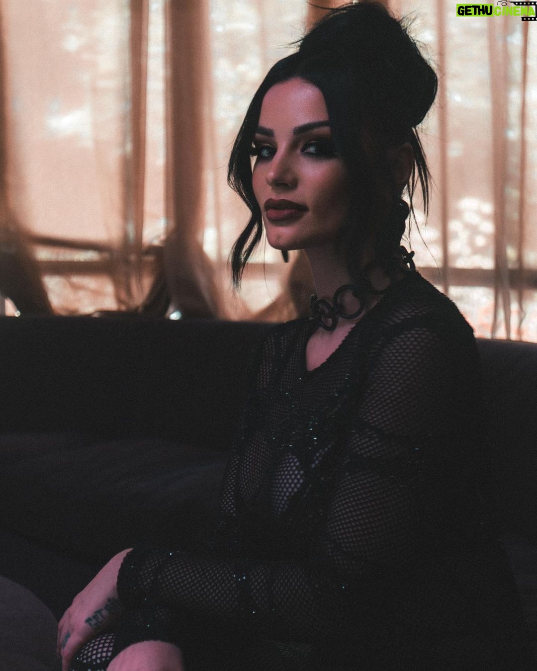 Paige Instagram - Still thinking about this hair and outfit 🖤✨