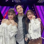 Pakorn Chatborirak Instagram - เพราะเธอทั้ง2 ฉันถึงไป 🤍🤍 @fayefayeye @fangfangg #ร้องข้ามกำแพง #thewallsong