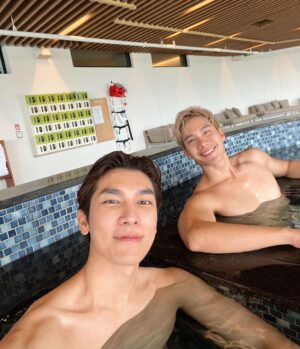 Pakorn Thanasrivanitchai Instagram - Happy belated birthday bruh @mewsuppasit 🤣🥺
.
Wish you a lot of smiles and laughter this year. I hope you will keep constantly reinforce the strength, the passion and the patience within you as you're a man full of dreams. Go rock'em in every endeavors! Remember, I'll always be there for ya🔥
.
And please keep being a little less handsome than me. Love it that way 🤣