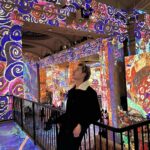 Pakorn Thanasrivanitchai Instagram - Digging deep in lines around his thoughts 🧡🎨 - Gustav Klimt Emigrant Industrial Savings Bank building