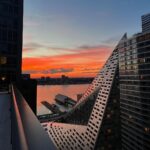 Pakorn Thanasrivanitchai Instagram - Manhattanhenge 💫🌅 . Hail Mary to the city, you're a virgin! 🙃 #nyc #newyorkcity New York, New York