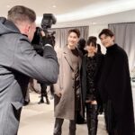 Pakorn Thanasrivanitchai Instagram - New York City is enchanted with @michaelkors . What a serenely beautiful collection 💙🗽 Thank you for having us! #MewTulxMichaelKors #michaelkors New York, New York