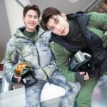 Pakorn Thanasrivanitchai Instagram - Rocking the slope better this year with your upgraded gear from @leisuresocial 😜🤘🏼⛷️🩵 Enjoy the Pop-up winter wonderland only at 2F, Central Embassy! You’d better hurry, cause the cold won’t last! 🤪 . #leisuresocial #leisuresocialski MUA : @_hameishem Hair by: @sea2_hair_stylist