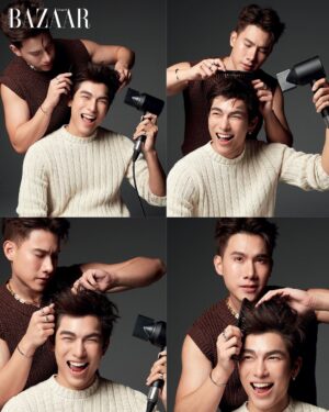 Pakorn Thanasrivanitchai Instagram - Thai stars @mewsuppasit and @tul_pakorn are rewriting the rules on what it takes to be a leading man. 🌟

The duo share many similarities in their careers—both got their start in the entertainment industry through modelling, both had their breakout moment from acting in a boys’ love drama, and both have caught the eye of luxury fashion brands, resulting in coveted partnerships. 

Swipe to see more images from the exclusive photoshoot, and click the link in bio to read the full story on Mew Suppasit Jongcheveevat and Tul Pakorn “Tyler” Thanasrivanitchai from the Harper’s BAZAAR Singapore January 2024 issue, available on newsstands from 9 January.

Editor-in-Chief: @kennieboy
Photographer: @johntods
Stylist: @yan_jeffrey
Producer: @ninasmpsn
Video Production: @useau
Story: @navin.pillay 
Interview and translation: Samila Wenin
Hair: @piikornlek
Makeup: @armytoast
Photographer’s assistants: Audomsak Aemausin, Narong Tharveeyart, Wanlop Banchuen
Stylist’s assistants: @phil_rit_chen @real__baekaaaaaa
Subjects: @mewsuppasit @tul_pakorn wearing @tods
.
.
.
#harpersbazaarsg #MewSuppasit #ศุภศิษฏ์จงชีวีวัฒน์  #Mew #มิว #TulPakorn #ตุลย์ภากรธนศรีวนิชชัย #吴旭东 #MewTul #Tods
