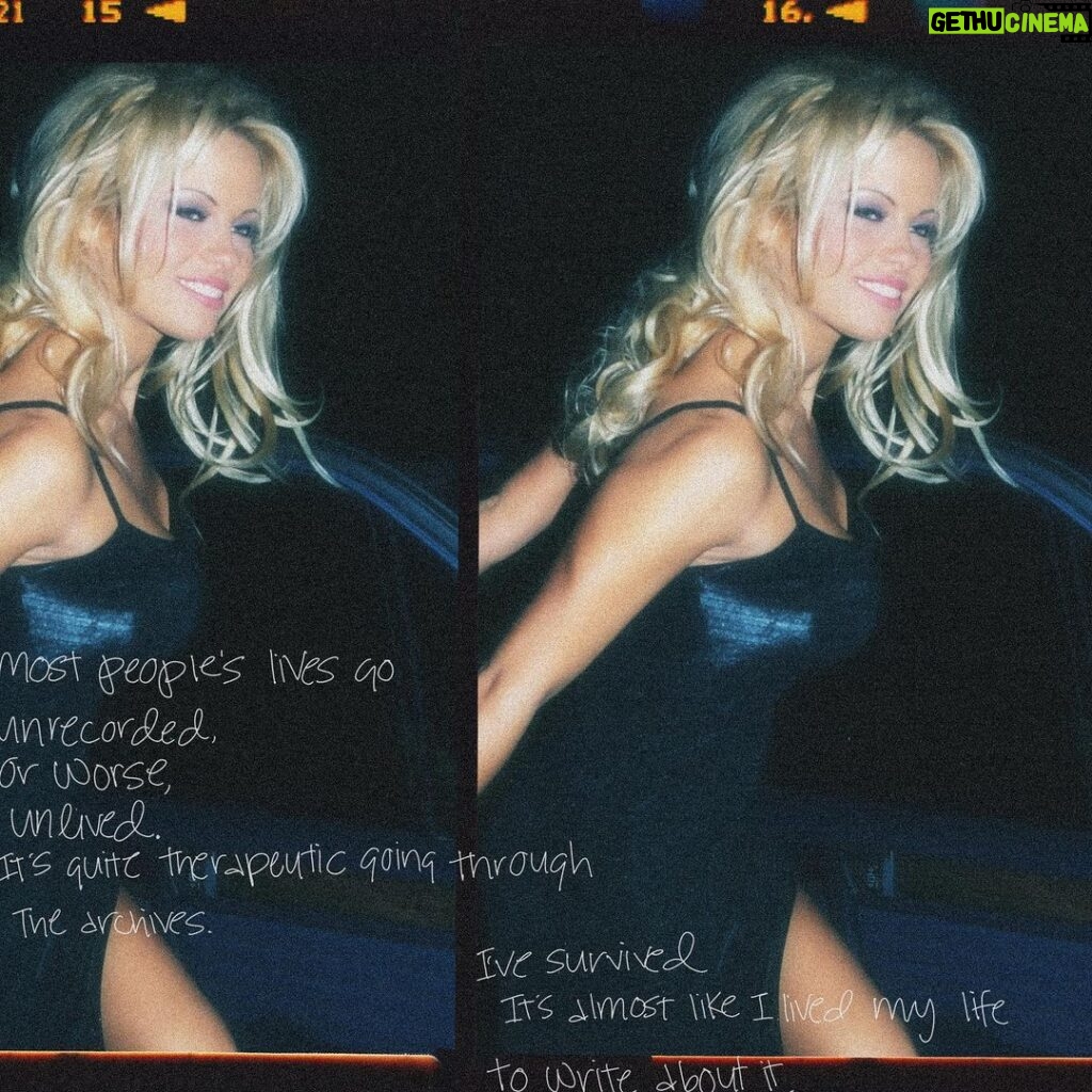 Pamela Anderson Instagram - "Most people’s lives go unrecorded, or worse, unlived. It’s quite therapeutic going through The archives. I’ve survived It’s almost like I lived my life to write about it." I've poured my heart into my book - Love, Pamela - and I can't wait for you all to read it.