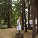 Pamela Anderson Instagram - An island girl at heart 🤍 Reading to the trees… feeling right at home.