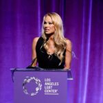 Pamela Anderson Instagram - A sincere thank you to the @lalgbtcenter for all that you do - I am honored to have received this years Vanguard award - Always know you have an ally in me - Mutually existing in an endless ocean of hope… The future is bright, believe in the power of love. P 🤍