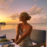 Pamela Reif Instagram – Well, can I now say that Brad Pitt looked at me? 🤣🤣♥️ Beach Cinema for 2 🥹 mom chose one of her favorite movies for: „Meet Joe Black“ 🎬 a dreamy sunset, delicious dinner, shedding some tears for the movie & spending quality time with mom – this was a 1000 out of 10 evening, everything was pure perfectionnnn 🥲🌅 

What’s your fave movie? Tell me which one you’d like to watch here! (I hardly know any movies – only every single one by Nicholas Sparks hoho) 👀 #romantic 

📍@gili.lankanfushi resort via @maledivenreisen 

 #movienight #paradise #maldives #pinchme Gili Lankanfushi, Maldives