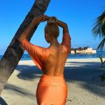 Pamela Reif Instagram – 🍊 don’t grow on 🌴 Maldives