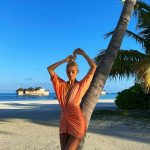 Pamela Reif Instagram – 🍊 don’t grow on 🌴 Maldives