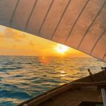 Pamela Reif Instagram – sail away with me toniggggghhhhtt 🌊 #ohrwurm did you ever go sailing? Or are you more team 🛥️? My dad is a sailor, so I will for sure choose the ⛵️🫡🥸 will upload the cloud screensavers in my story tomorrow xxx Maldives