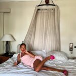 Paola Locatelli Instagram - pink panther theme Dinarobin Beachcomber Golf Resort & Spa