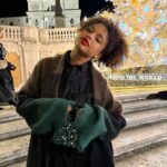 Paola Locatelli Instagram - 48h à Rome avec @diorbeauty familyy 🇮🇹🍝 (Les paillettes du Rouge Dior forever liquid sequin j’ADIOR) publicité