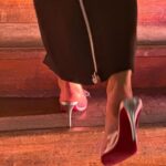 Paola Locatelli Instagram - Forget to post the fabulous @louboutinworld fashion show 💋 #ChristianLouboutin #ParisFashionWeek publicité