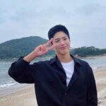 Park Bo-gum Instagram - Blueming💙 #BIOTHERM #비오템옴므