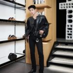 Park Bo-gum Instagram - A MOMENT FROM MY LAYOVER IN TOKYO OMOTESANDO #CELINE #CELINEBYHEDISLIMANE #BOGUMXCELINE