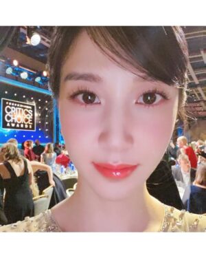 Park Eun-bin Instagram - Critics Choice Awards in LA💙