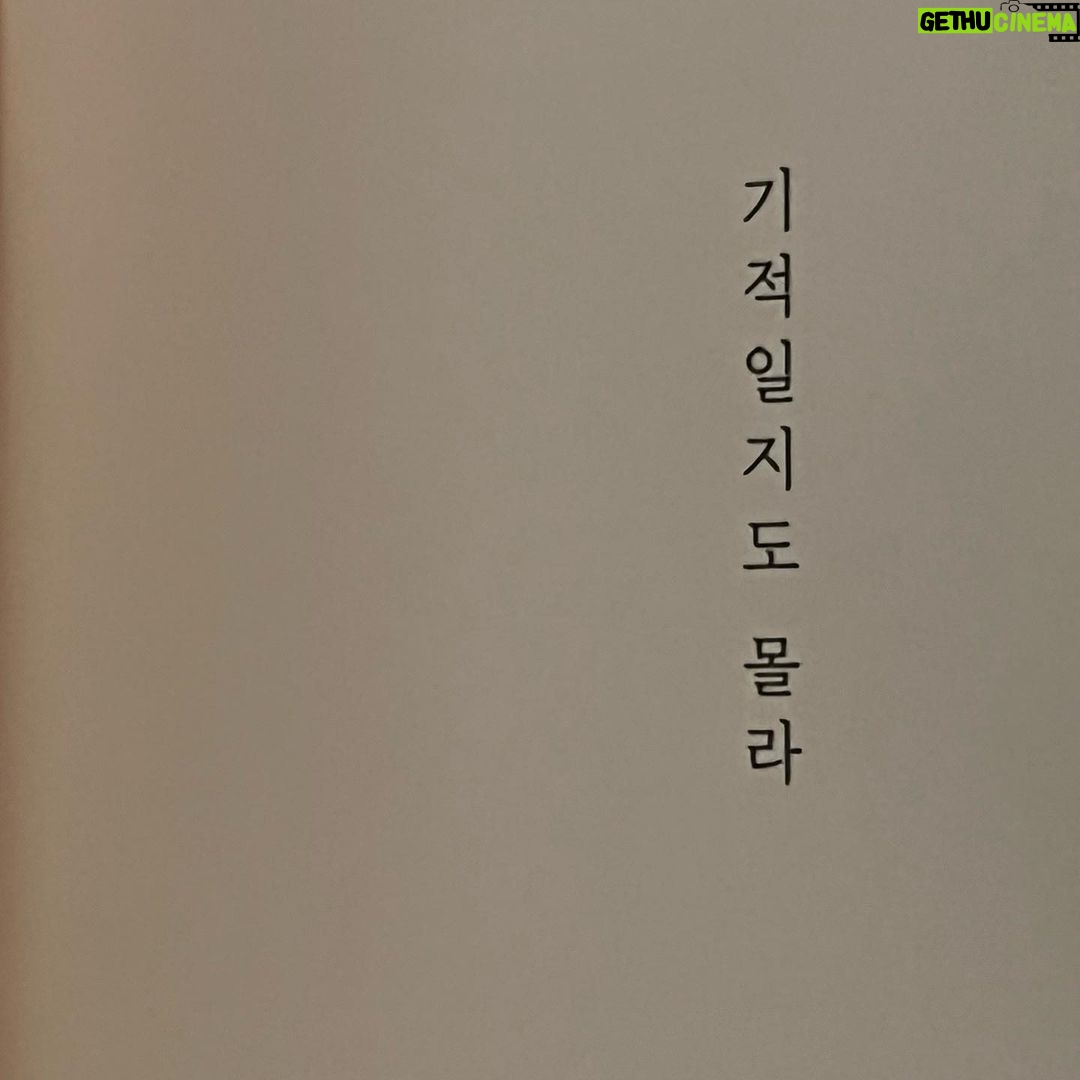 Park Gyu-young Instagram - #기적일지도몰라 반갑습니다, @lunadelizia