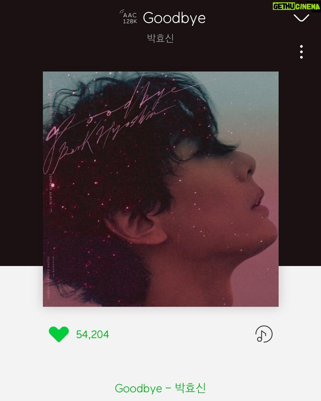 Park Hyung-sik Instagram - 박효신-Goodbye #하아 #그는대체 #...