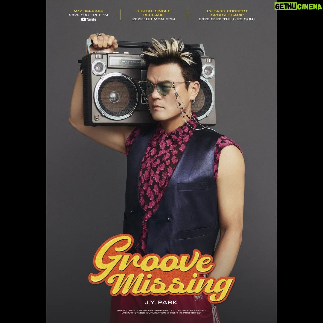 Park Jin-young Instagram - Groove Back (Feat. 개코) 2022.11.18 FRI 6PM M/V 2022.11.21 MON 6PM MUSIC 2022.12.22 THU – 25 SUN CONCERT #JYPark #박진영 #Gaeko #개코 #GrooveMissing #GrooveBack 자 집 나간 그루브 찾아드립니다^^ 콘서트까지 쭉!! Ok gonna find you the groove that you've been missing :) All the way to the concert!