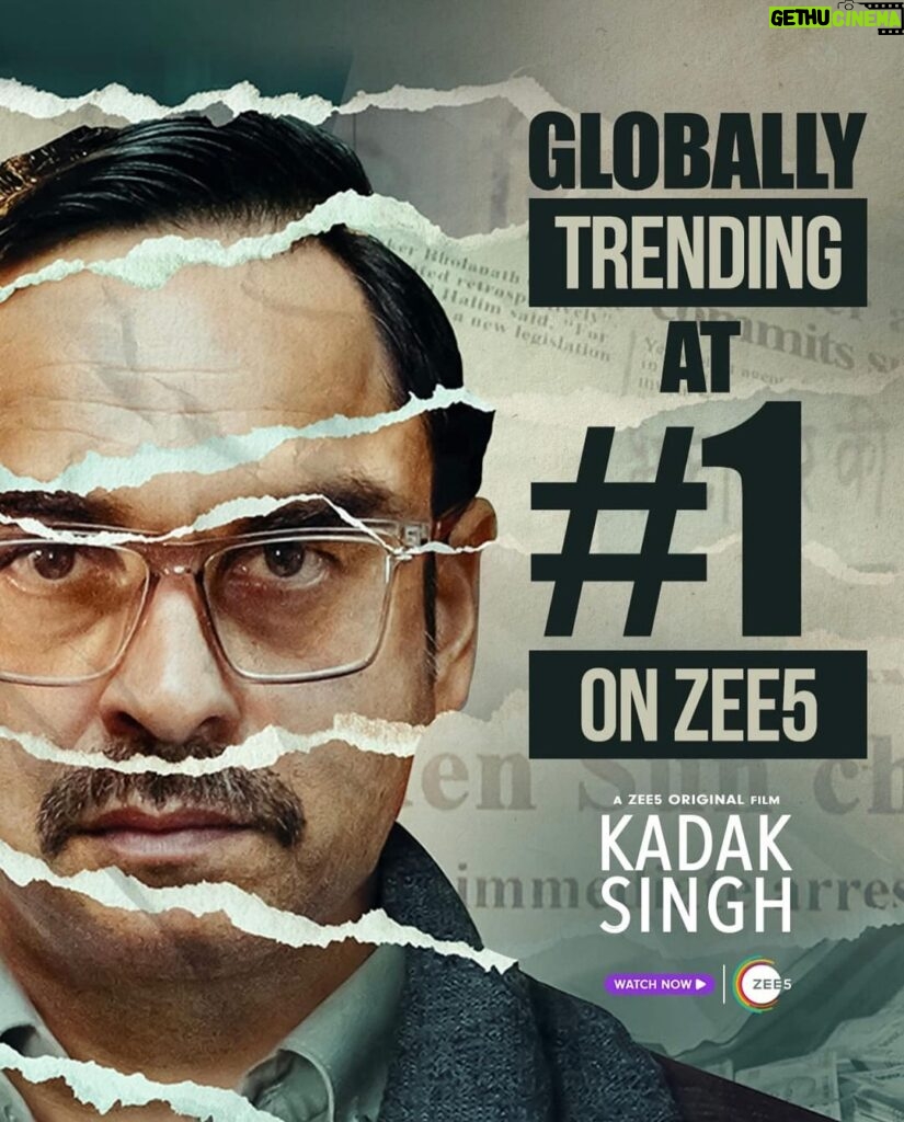 Parvathy Instagram - The whole world is siding with Kadak Singh’s story. Have you seen it yet? Watch #KadakSingh streaming now on @zee5