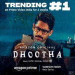 Parvathy Instagram - This messenger is here to deliver #1 news 🙌 Thank you for all the love & support! Watch #DhoothaOnPrime, now only on @primevideoin @chayakkineni @priyabhavanishankar @prachidesai @thisisvikramkumar @northstarentertainmentofficial @sharrath_marar @shalinirath @neelimasmarar @mikolaj_sygula @navinnooli #Rajeevan @ishaanchhabra90 @tharunbhascker @rajagoutham @gnaneswari_kandregula @garikipatichaitanya @jeevankumar.a @saanvi_patel_smiley @anishyohankuruvilla @rohinimolleti