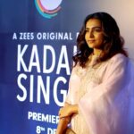 Parvathy Instagram - 🌸 Kadak Singh screening in Mumbai Wearing @toraniofficial styled by @diyaaa_john ♥️ HMU @makeup_by_karaan 🎥 @that.nikhill Mumbai, Maharashtra