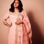 Parvathy Instagram - Quiet bloom 🪷 Styling @diyaaa_john Outfit @toraniofficial HMU @makeup_by_karaan 📸 @abeemanyousee Mumbai, Maharashtra