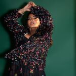 Parvathy Instagram - 🌒 Paree’ing Paro Outfit & Hair accessories : @ilovepero Stylist : @jukalker Jewellery: @azgaofficial Makeup : @prakatwork Hair : @puii_c_ammy Photography: @kannasrihari
