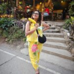 Parvathy Instagram – Took yellow very seriously. Seriously fun it is!💛

PS: I’ve been told since this post that this flower can be quite toxic so if anyone comes across this don’t go and smell it! 😐🫠