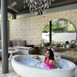 Parvatii Nair Instagram - This was heaven😍 @salaphuketmaikhaobeach @coastalinofficial @nijhawangroup SALA Phuket Mai Khao Beach Resort