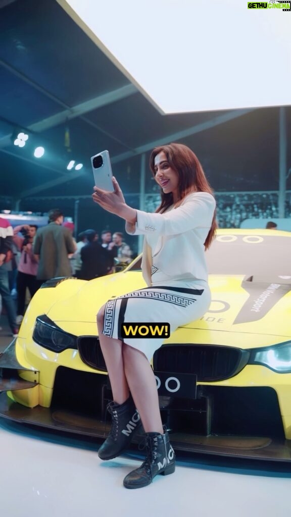 Parvatii Nair Instagram - Speed meets style. @iQOOInd in premium partnership with BMW M Motorsport to bring the fastest ever #iQOO12. Get ready to #BeTheGOAT! #AmazonSpecial @iQOOInd #DelhiEvent #SmartphoneLaunch