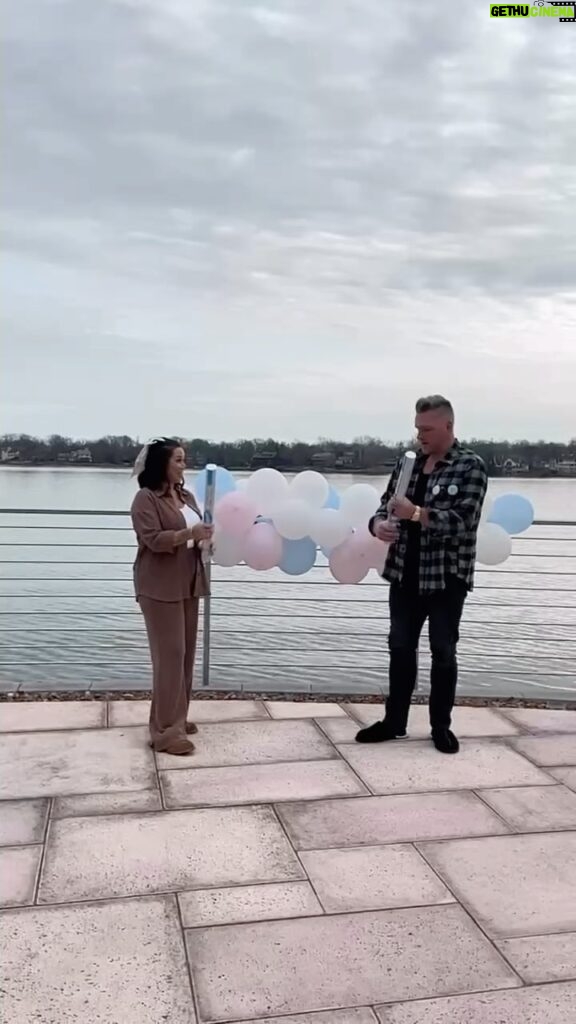 Pat McAfee Instagram - We surprised our thanksgiving guests with a gender reveal. Baby McAfee is a… GIRL💕💕💕
