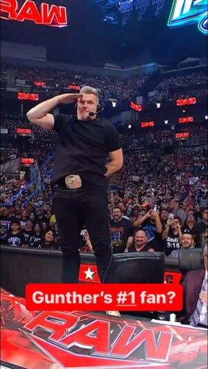 Pat McAfee Instagram - @patmcafeeshow has really taken a liking to The Ring General 🫡