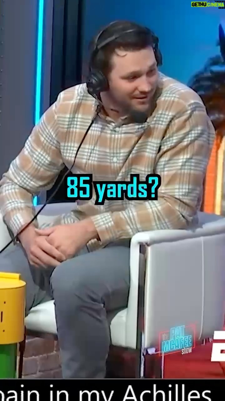 Pat McAfee Instagram - Josh Allen says he still has the strongest arm in the league