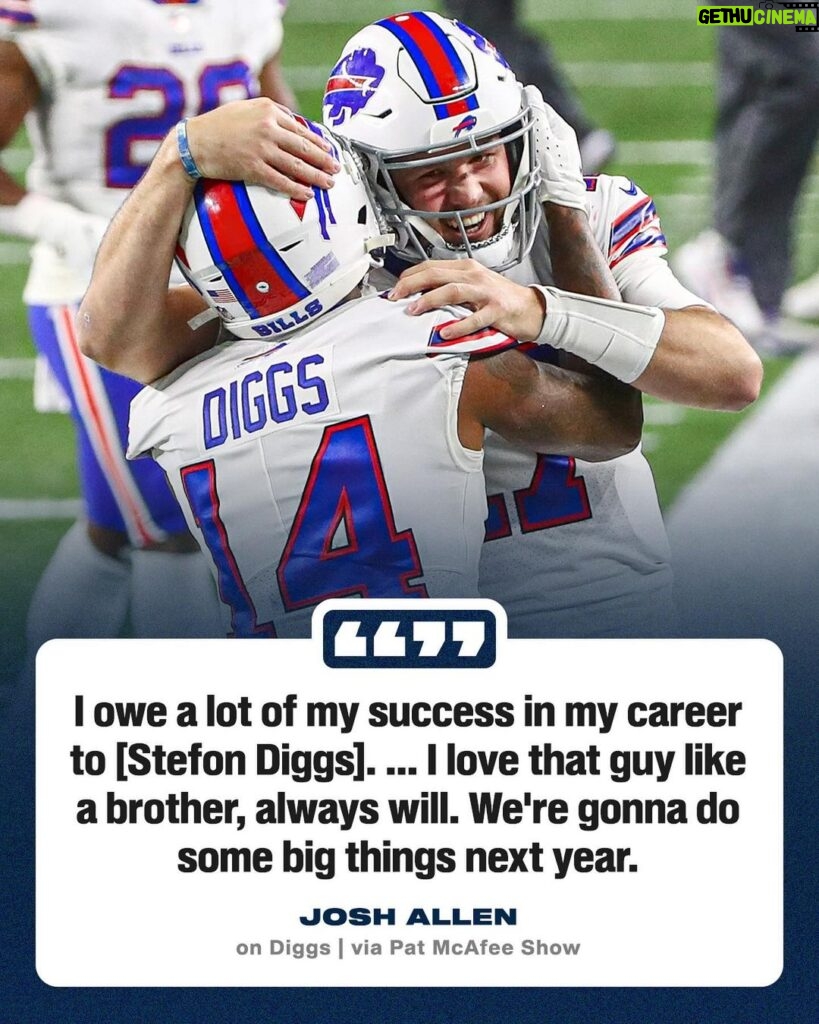 Pat McAfee Instagram - The respect Allen and Diggs have for one another is unmatched 🤝 (via @patmcafeeshow)