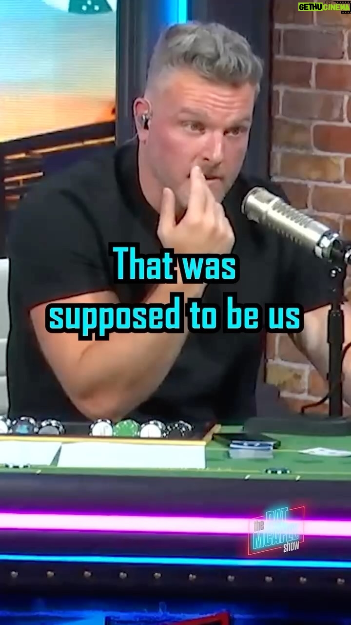 Pat McAfee Instagram - That was supposed to be us 😂😂