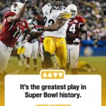 Pat McAfee Instagram - James Harrison corrected Pat McAfee on the description of his pick-six at Super Bowl XLIII 👀 (📹 @patmcafeeshow)